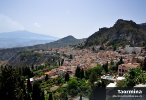 Overview of Taormina, from Teatro Greco